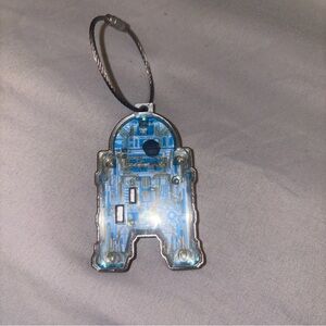 Disney Parks Star Wars Galaxy’s Edge Droid Depot Light Up Keychain HTF R2D2 Rare